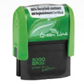 2000Plus Green Line Rectangle Self Inker Stamp (1/2"x1 1/2")